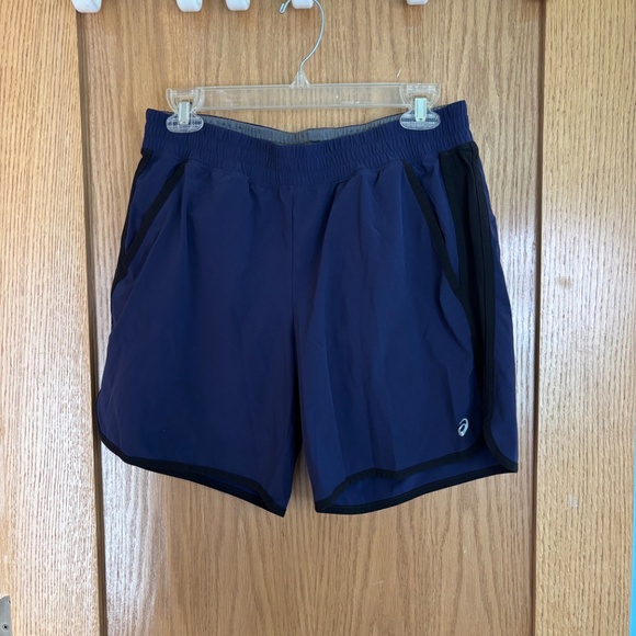 Asics Running Shorts Navy Size Medium - Picture 2 of 7